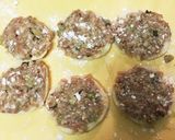 蓮根と椎茸の豚ひき肉焼き お弁当にも作り方4写真