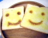 こ〜んがり♪スマイルトースト作り方3写真