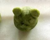 ほうれん草パウダーでカエルのスノーボール作り方6写真