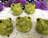 ほうれん草パウダーでカエルのスノーボール作り方10写真