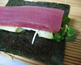 まぐろとアボカドの海苔巻き作り方5写真