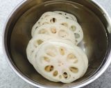 シャキシャキ れんこんの挟み焼き作り方1写真