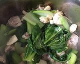 簡単！時短緑野菜たっぷりホワイトシチュー作り方6写真
