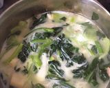 簡単！時短緑野菜たっぷりホワイトシチュー作り方9写真