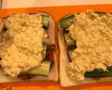 タルタルで鶏の竜田揚げ ホットサンド作り方8写真
