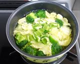 春キャベツとブロッコリーの温野菜和え物作り方6写真