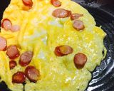 ランチ♡ドライカレーのサラダオムライス作り方5写真