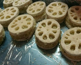 簡単！蓮根はさみ揚げ♪作り方6写真