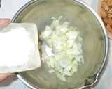 鶏むね肉と玉葱のかき揚げ風♪簡単揚げない作り方5写真