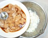 鶏むね肉と玉葱のかき揚げ風♪簡単揚げない作り方7写真