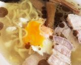 香魚粉の塩豚らーめん^_^作り方4写真