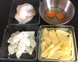 ポルトガル家庭料理！タラとポテトの卵とじ作り方1写真