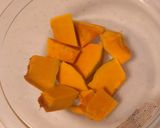 チンして丸めるだけ！カボチャのきんとん作り方1写真