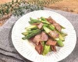アスパラベーコンのバター炒め作り方4写真