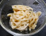 レンジで簡単！レンコンのマヨ和え作り方1写真