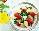材料4つ★イチゴとホタテのごちそうサラダ作り方4写真