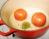 ル・クルーゼの丸ごとトマトご飯♪炊飯器可作り方2写真