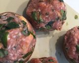 春菊の椎茸肉詰め和洋折衷作り方2写真