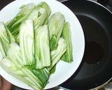 チンゲン菜のクリーム煮♪簡単牛乳と片栗粉作り方4写真