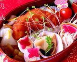 チキンカツ甘辛ソース 春惣菜弁当作り方3写真