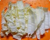 お餅消費に！ お餅と白菜のお好み焼き風作り方1写真