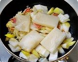お餅消費に！ お餅と白菜のお好み焼き風作り方6写真