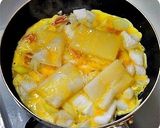 お餅消費に！ お餅と白菜のお好み焼き風作り方7写真
