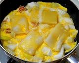 お餅消費に！ お餅と白菜のお好み焼き風作り方8写真