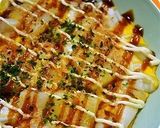 お餅消費に！ お餅と白菜のお好み焼き風作り方9写真