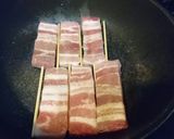 ビールにピッタリ！豚バラ串チーズ焼き作り方1写真