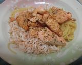 沖網エビと鮭のバターソテーのスパゲッティ作り方6写真