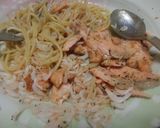 沖網エビと鮭のバターソテーのスパゲッティ作り方12写真