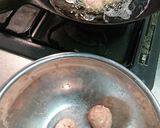 おつまみ簡単肉団子♪作り方2写真
