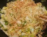 春キャベツ桜エビの和風パスタ作り方4写真