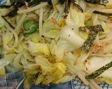 春キャベツ桜エビの和風パスタ作り方5写真