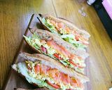 具沢山野菜スモークサーモン卵サンドイッチ作り方6写真