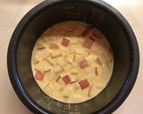 炊飯器で簡単！HMでバラのりんごケーキ作り方10写真