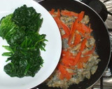 あさりとほうれん草の中華風炒め作り方7写真