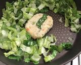 レタス豆腐ハンバーグソーメンチャンプルー作り方3写真