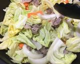 出汁薫る☆じゅわっと焼きうどん。作り方3写真