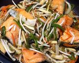 醤油ぽん酢で超簡単☆鮭の野菜あんかけ。作り方6写真
