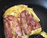 ベーコンエッグチーズトースト。作り方11写真