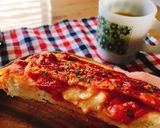 ベーコンエッグチーズトースト。作り方13写真