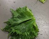 万能☆大葉のごま醤油漬け。作り方1写真