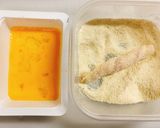 糖質オフ アスパラの豚巻揚げ作り方4写真