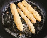糖質オフ アスパラの豚巻揚げ作り方6写真