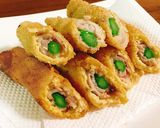 糖質オフ アスパラの豚巻揚げ作り方7写真