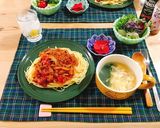 たっぷりきのこのミートソースパスタ。作り方8写真