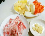 ☆フライパンで簡単！にんにく肉じゃが♪作り方1写真
