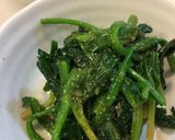 レンジでチン！ほうれん草ごま和え作り方10写真